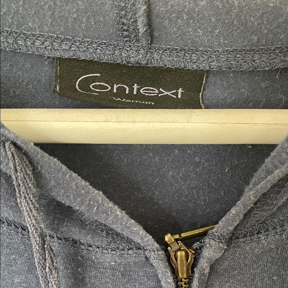 Blue Hooded Zip-Up Jacket - Picture 2 of 8